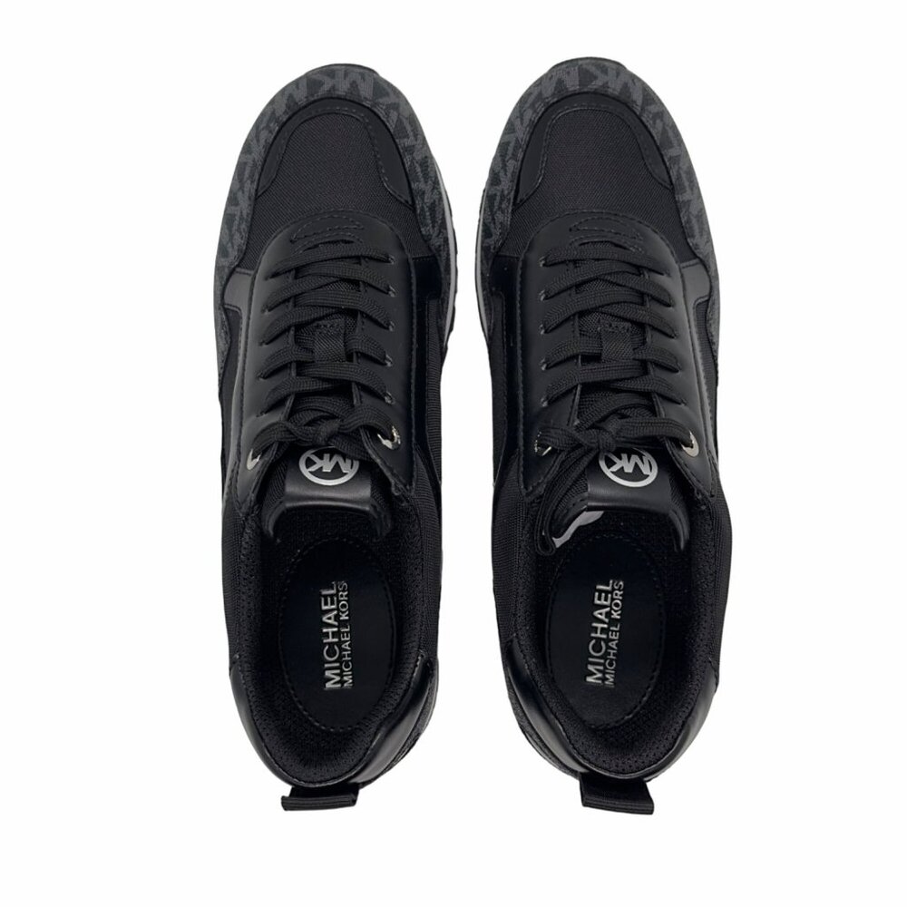 ✨MICHAEL KORS Wilma Trainer Sz 6 Women's Shoes Casual Sneakers Black 49S1WIFS1D✨ - Picture 6 of 10